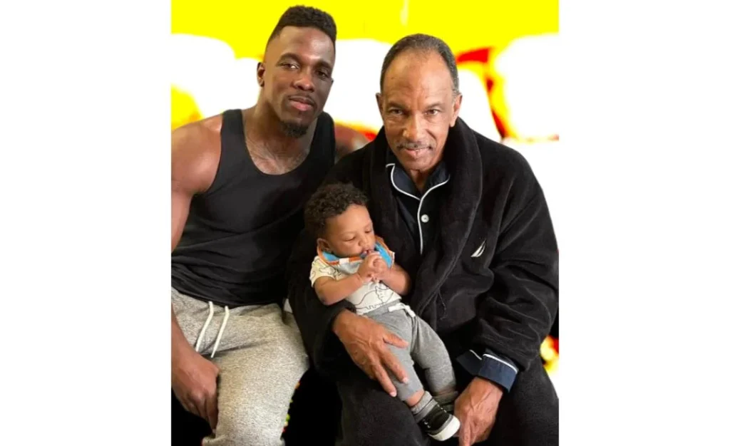 Andre August With His Father