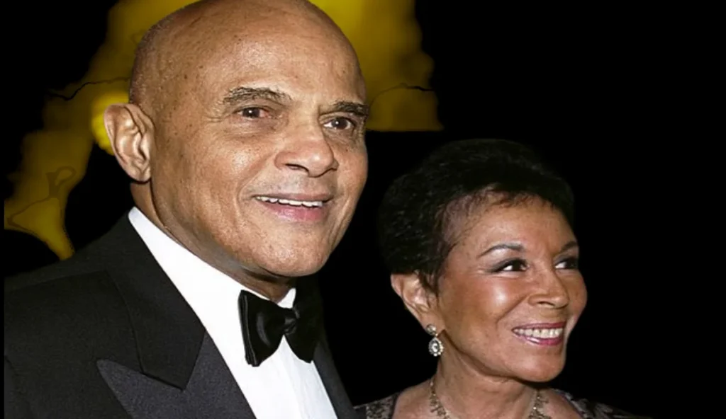 Julie Robinson Belafonte With Husband Harry Belafonte