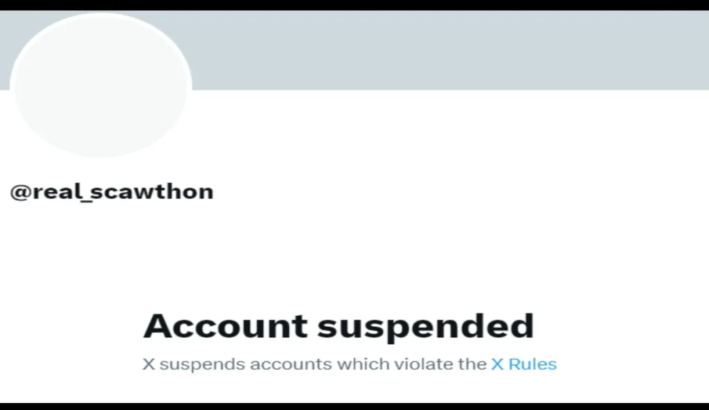 Scott Cawthon's Twitter suspended