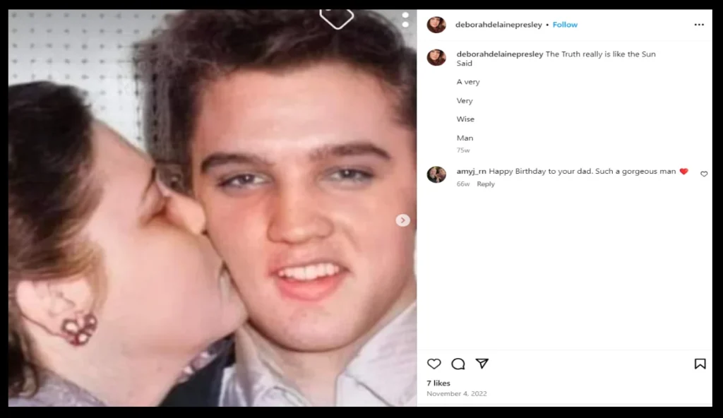 Deborah Presley Brando Instagram Post