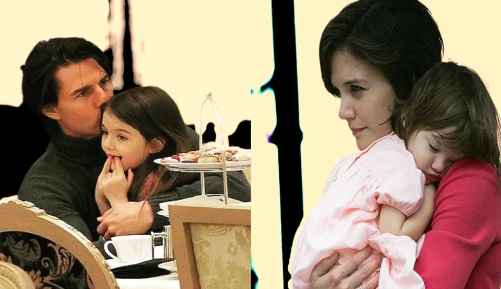Suri Cruise With Father Tom Cruise and Mother Katie Holmes