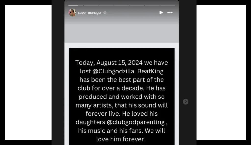 Tasha Felder, BeatKing's Manager, Posts About BeatKing's Death