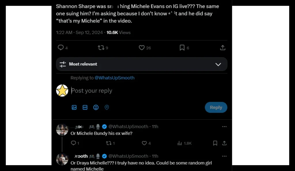 X Fans Response on Michelle Shannon Sharpe Identity