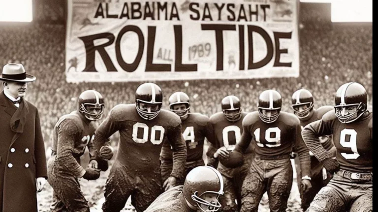 Why Does Alabama Say Roll Tide? From Mud to Glory